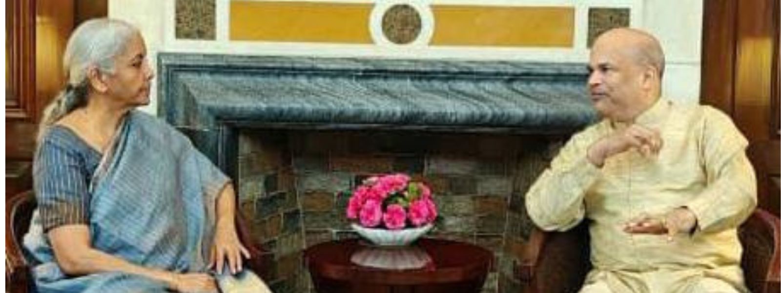 Moragoda meets with India's Nirmala Sitharaman